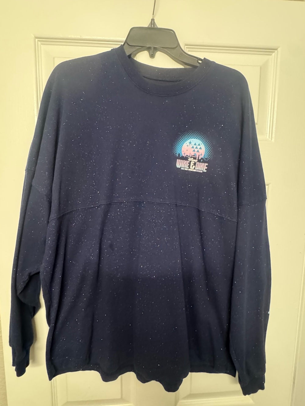 Disney Navy Long Sleeve Graphic Crewneck